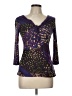 Versace Collection Purple 3/4 Sleeve Top Size EU 42 / US 12 - photo 1