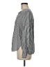 Ann Taylor LOFT 100% Rayon Stripes Black Long Sleeve Blouse Size M - photo 5