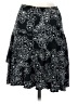 Ninety Paisley Black Casual Skirt Size S - photo 2