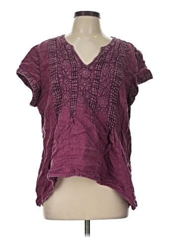 Coldwater Creek Short Sleeve Blouse (view 1)