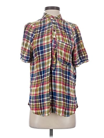 Pilcro Short Sleeve Blouse (view 1)