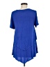 The Pyramid Collection Blue Short Sleeve Top Size M - photo 2