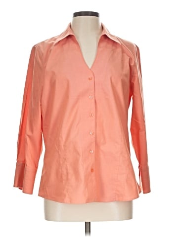 Coldwater Creek 3/4 Sleeve Button-Down Shirt (view 1)
