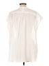 Lou & Grey Ivory Short Sleeve Blouse Size L - photo 2