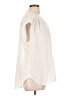 Lou & Grey Ivory Short Sleeve Blouse Size L - photo 4