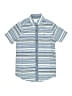 Gymboree Stripes Blue Short Sleeve Button-Down Shirt Size 10 - photo 1