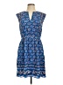 J.Crew Paisley Blue Casual Dress Size 10 - photo 1