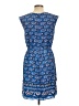 J.Crew Paisley Blue Casual Dress Size 10 - photo 2