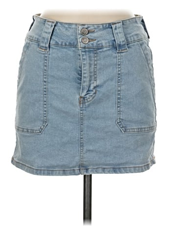 Celebrity Pink Denim Skirt (view 1)