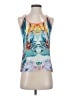 Eyeshadow 100% Polyester Blue Tank Top Size XS - photo 1