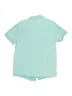 Gymboree 100% Cotton Hearts Teal Short Sleeve Button-Down Shirt Size 14 - photo 2