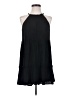 Blue Rain Solid Black Casual Dress Size S - photo 1