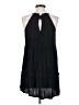 Blue Rain Solid Black Casual Dress Size S - photo 2