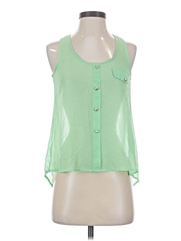 Chocolate Sleeveless Blouse (view 1)