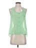 Chocolate Green Sleeveless Blouse Size S - photo 1