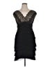 DressBarn 100% Polyester Black Cocktail Dress Size 14 - photo 1