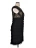 DressBarn 100% Polyester Black Cocktail Dress Size 14 - photo 4