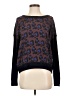 J.Crew 100% Silk Animal Print Black Silk Pullover Sweater Size S - photo 1