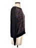 J.Crew 100% Silk Animal Print Black Silk Pullover Sweater Size S - photo 4