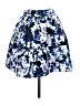 Express Floral Blue Casual Skirt Size 2 - photo 1