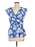 Pleione 100% Polyester Blue Sleeveless Blouse Size M - photo 1