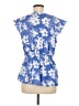 Pleione 100% Polyester Blue Sleeveless Blouse Size M - photo 2