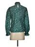 Shein Green Long Sleeve Blouse Size S - photo 2