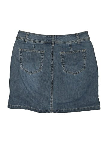 St. John's Bay Denim Skirt (view 2)