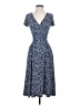 Sandra Darren Polka Dots Blue Casual Dress Size 4 - photo 1