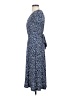 Sandra Darren Polka Dots Blue Casual Dress Size 4 - photo 5