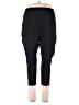 Pop Fit Solid Black Active Pants Size 4Xl - photo 1