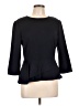 St. John Black 3/4 Sleeve Top Size 10 - photo 1
