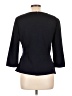 St. John Black 3/4 Sleeve Top Size 10 - photo 2