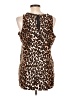 Alfani 100% Polyester Brown Sleeveless Blouse Size 10 - photo 2