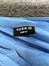 Torrid 100% Polyester Blue 3/4 Sleeve Blouse Size 1X Plus (1) - photo 7