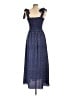 Max Studio Blue Casual Dress Size L - photo 2