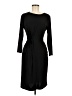 Kasper Solid Black Casual Dress Size M - photo 1