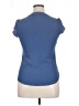 Blooming Jelly Blue Short Sleeve Top Size 1X - photo 2