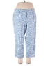 IZOD Print Blue Casual Pants Size 18W - photo 1