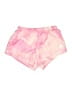 Adidas 100% Polyester Tie-dye Pink Athletic Shorts Size 10/12 - photo 1