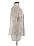 BCBGMAXAZRIA Silver Long Sleeve Blouse Size M - photo 4