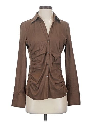 Express Design Studio Long Sleeve Blouse (view 1)