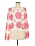 Francesca's 100% Acrylic Pink Kimono Size M - photo 1