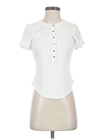Pilcro Short Sleeve Henley (view 1)