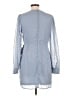 Lulus 100% Polyester Blue Casual Dress Size L - photo 2
