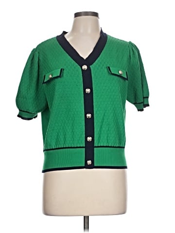 NANETTE Nanette Lepore Short Sleeve Blouse (view 1)