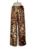 Natori 100% Polyester Animal Print Brown Casual Pants Size XS - photo 2