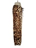 Natori 100% Polyester Animal Print Brown Casual Pants Size XS - photo 4