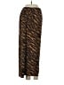 Neiman Marcus 100% Silk Animal Print Brown Silk Pants Size XS - photo 1
