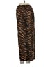 Neiman Marcus 100% Silk Animal Print Brown Silk Pants Size XS - photo 2